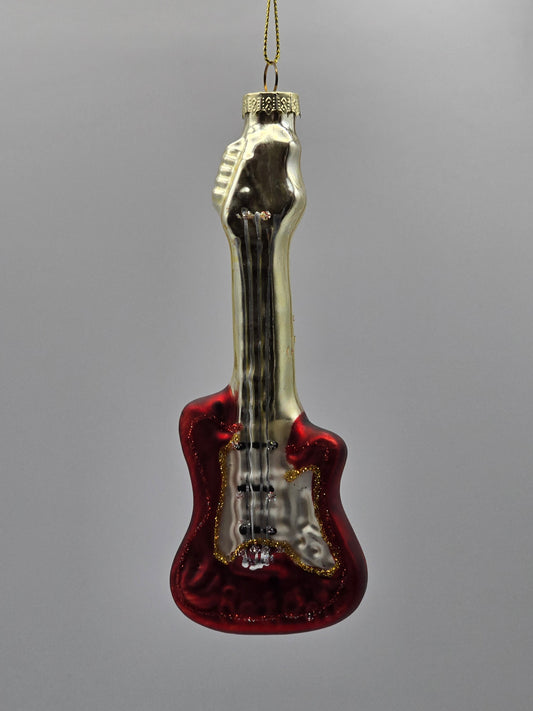 Bass Gitarre rot gold