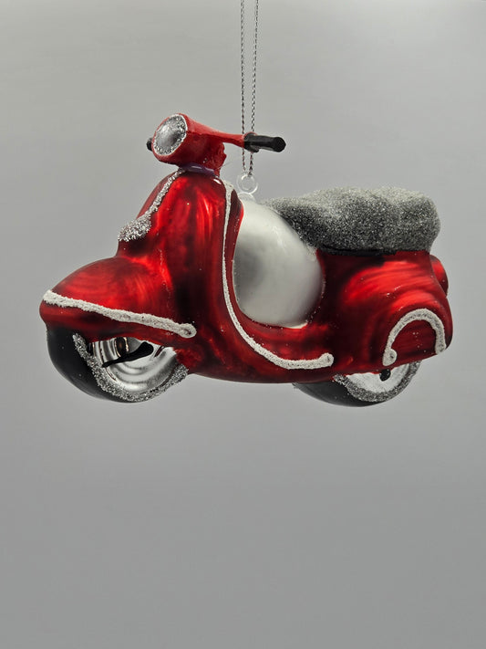 Motorroller Vespa rot