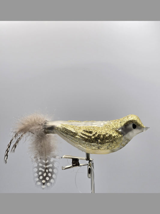 Vogel gold-silber